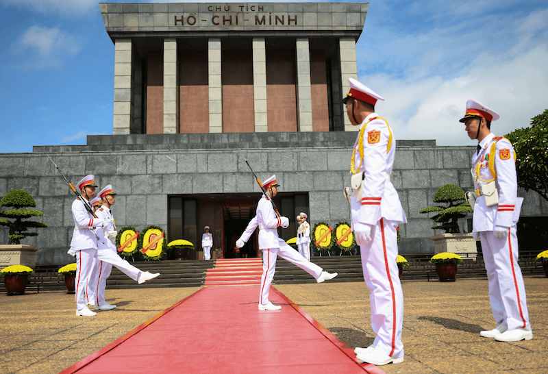 Honor Guard in Ho Chi Minh Mausoleum