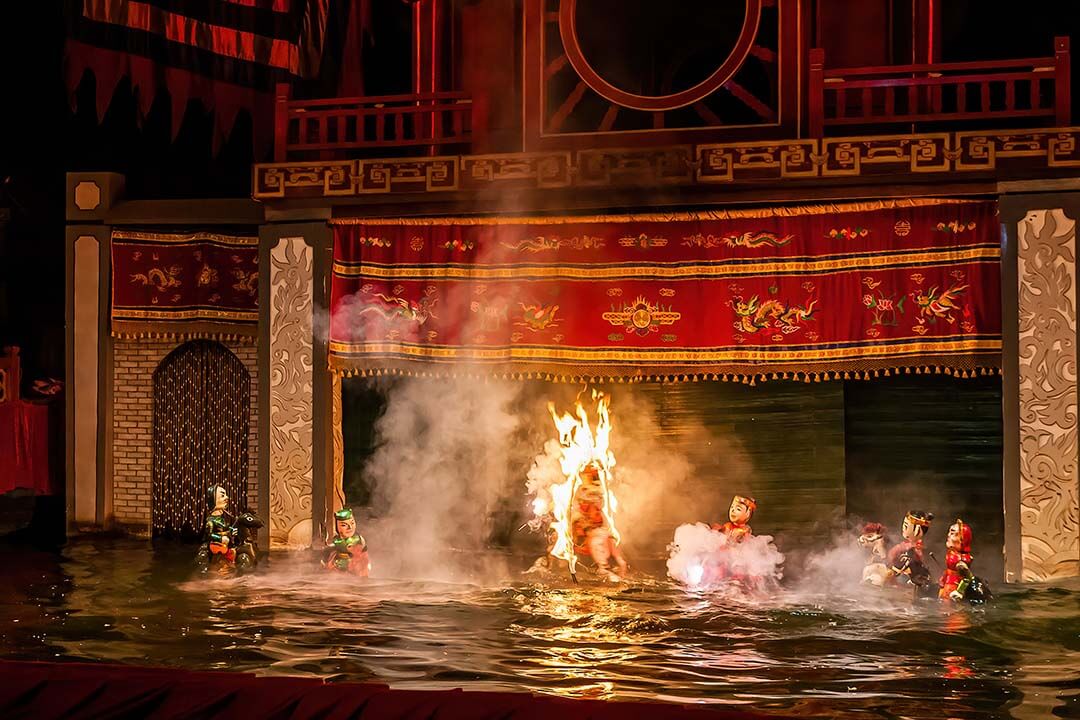 Thang Long water puppet theatre