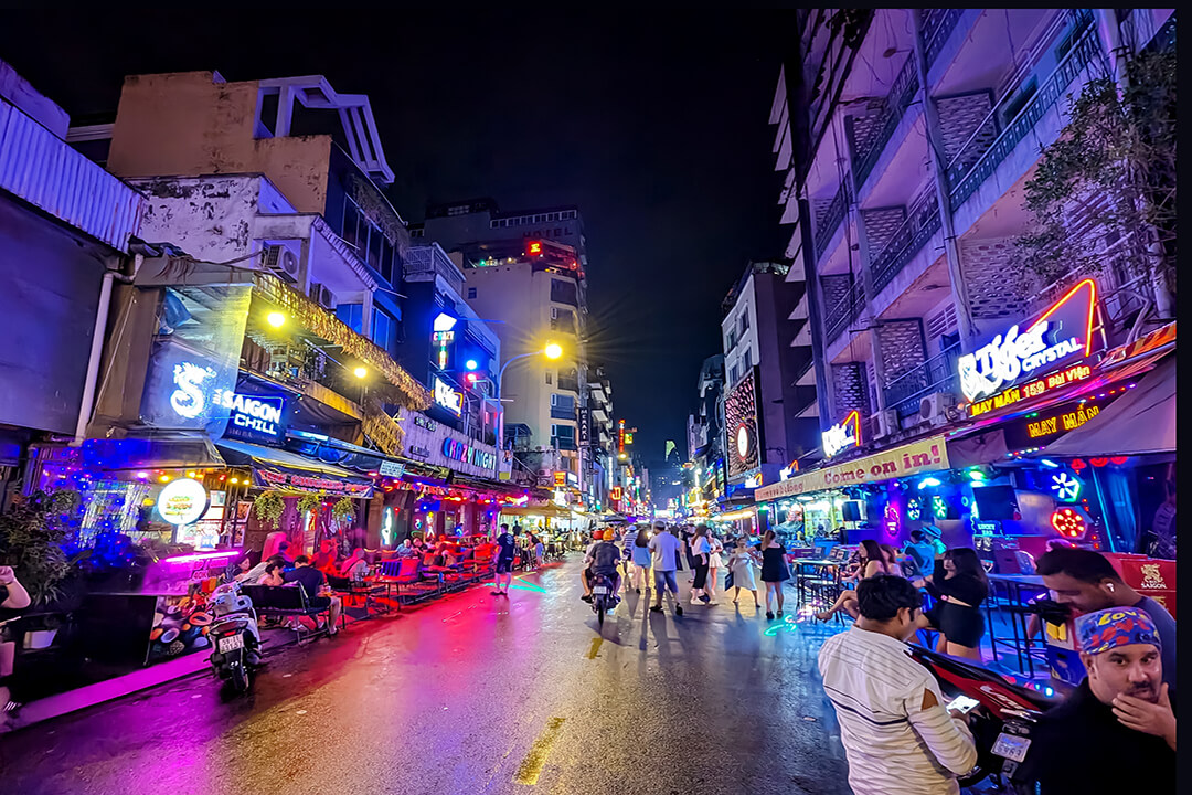 Bui Vien Street in District 1 of Ho Chi Minh City