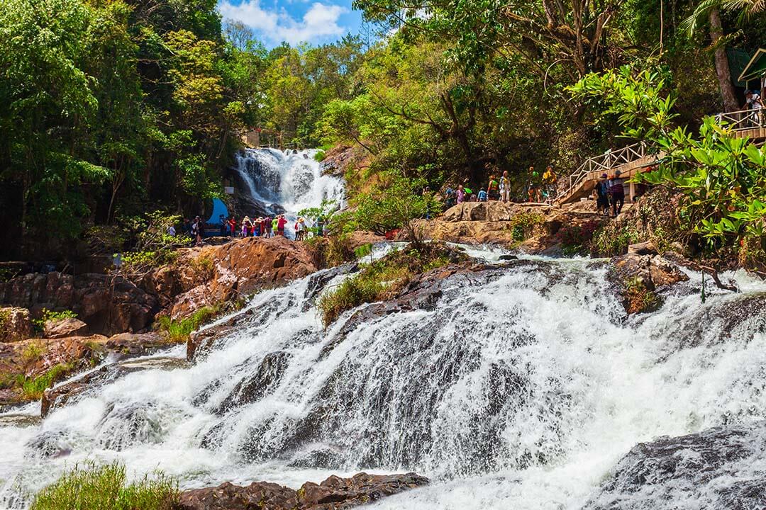 Dalat Datanla Waterfall overview