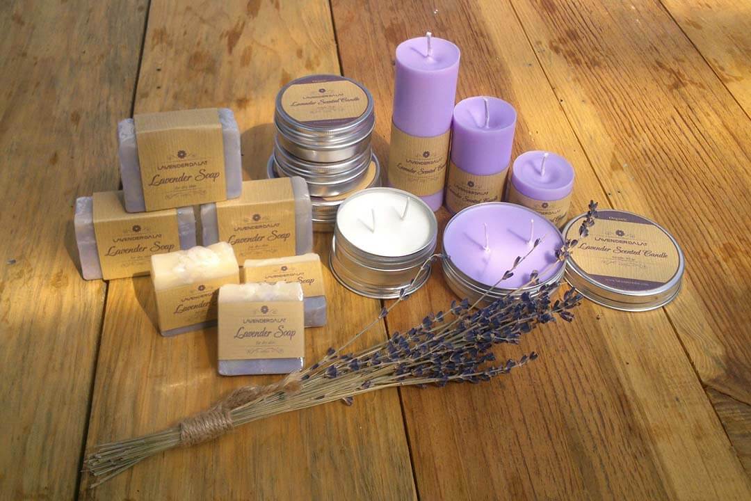 Products make from Lavender