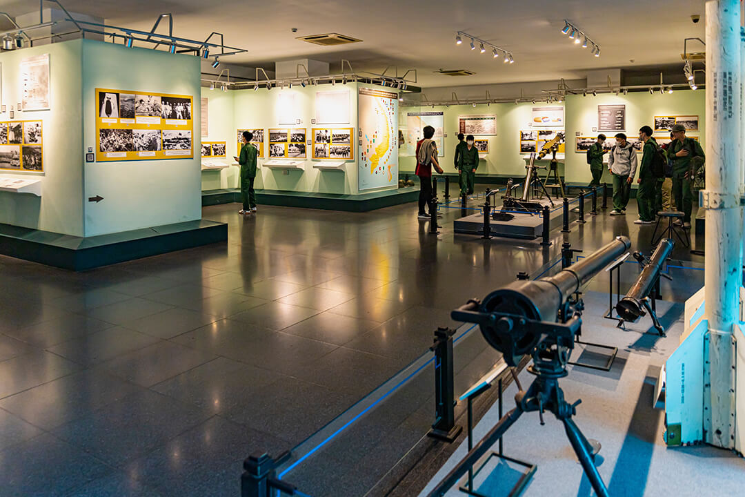 The second floor of War Remnants Museum