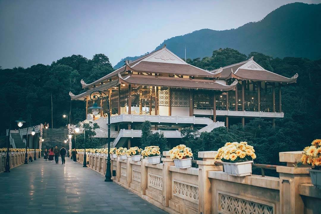 Yen Tu Moutain in Dusk