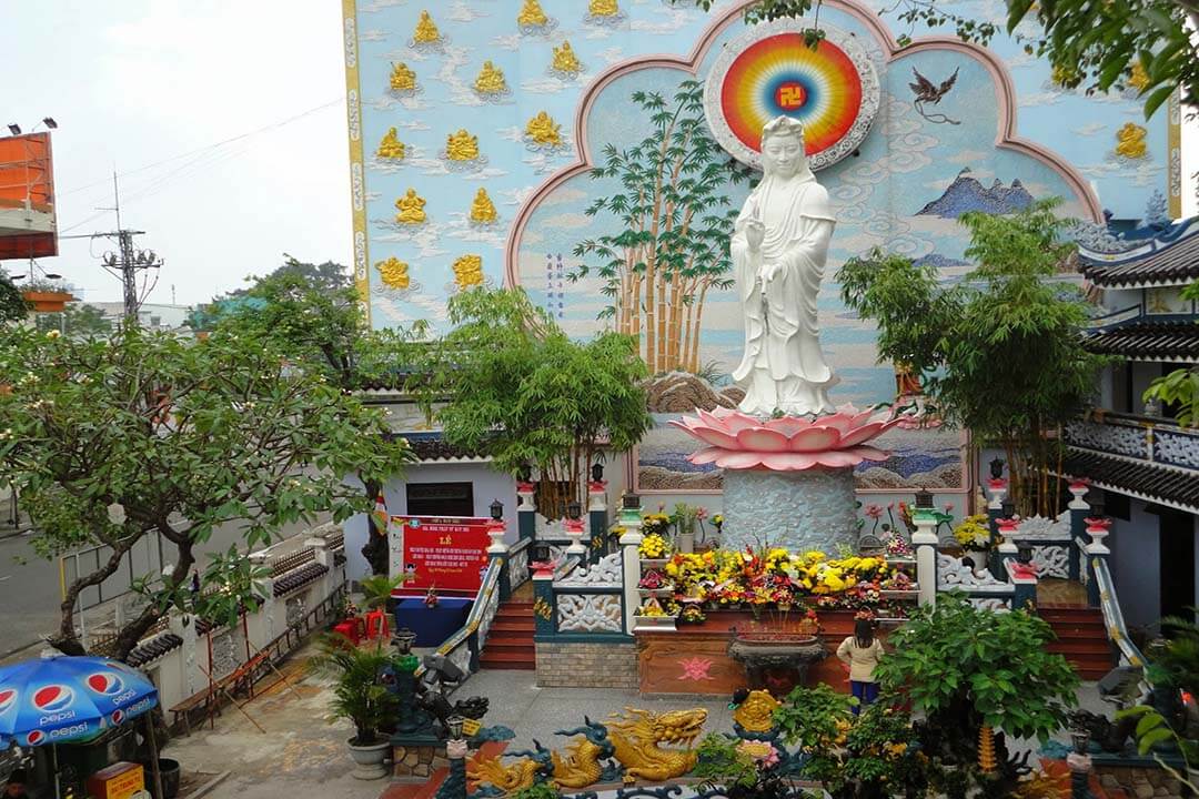 Inside Bat Nha Pagoda