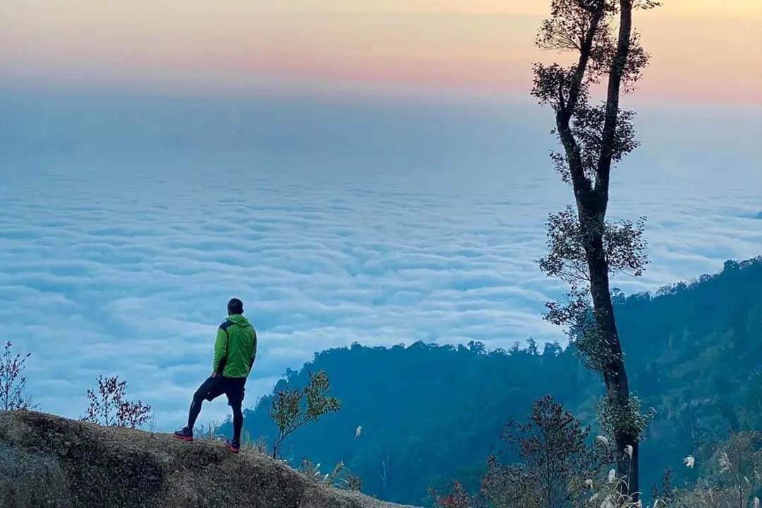 In a peak of Phu Xai Lai Leng