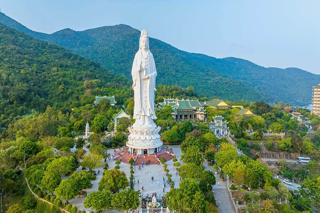 Buddha Statue at Linh Ung Pagoda