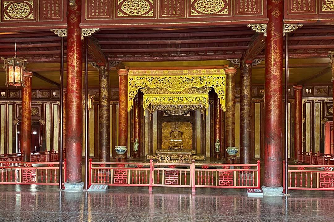 Inside Thai Hoa Palace