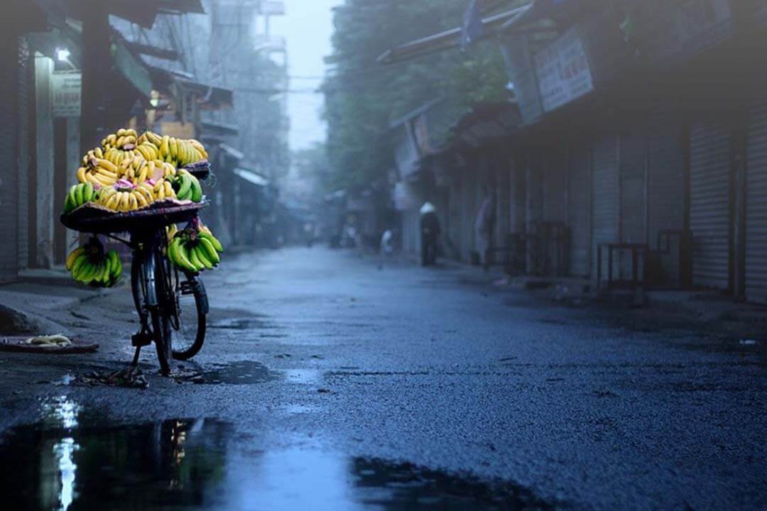 Rainy season in a corner of Ho Chi Minh City