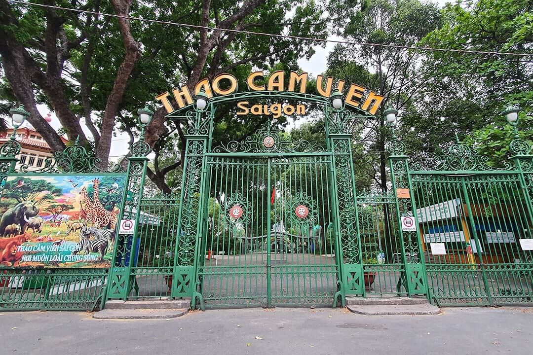 Saigon Zoo gate