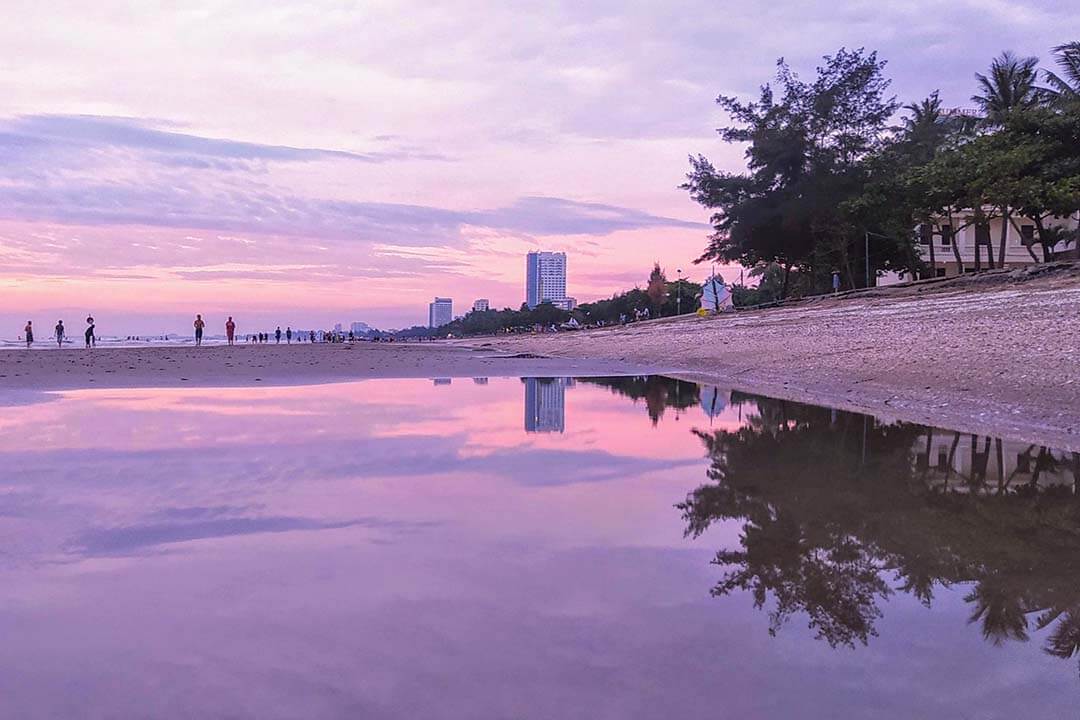 Sunrise on Cua Lo Beach