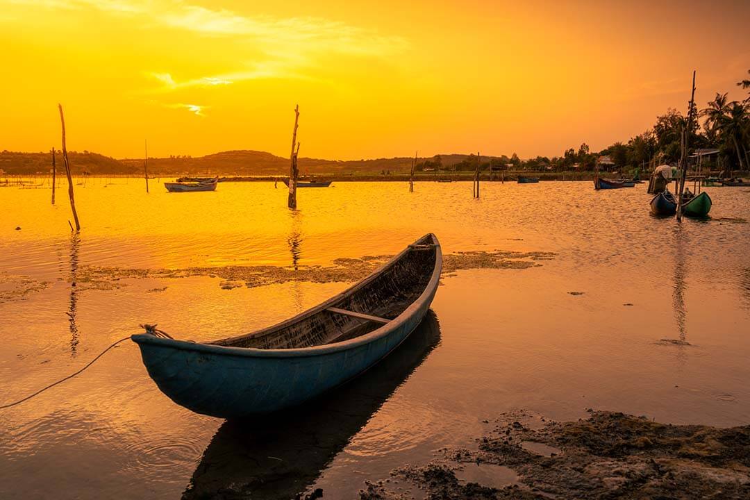 Sunset in O Loan Estuary