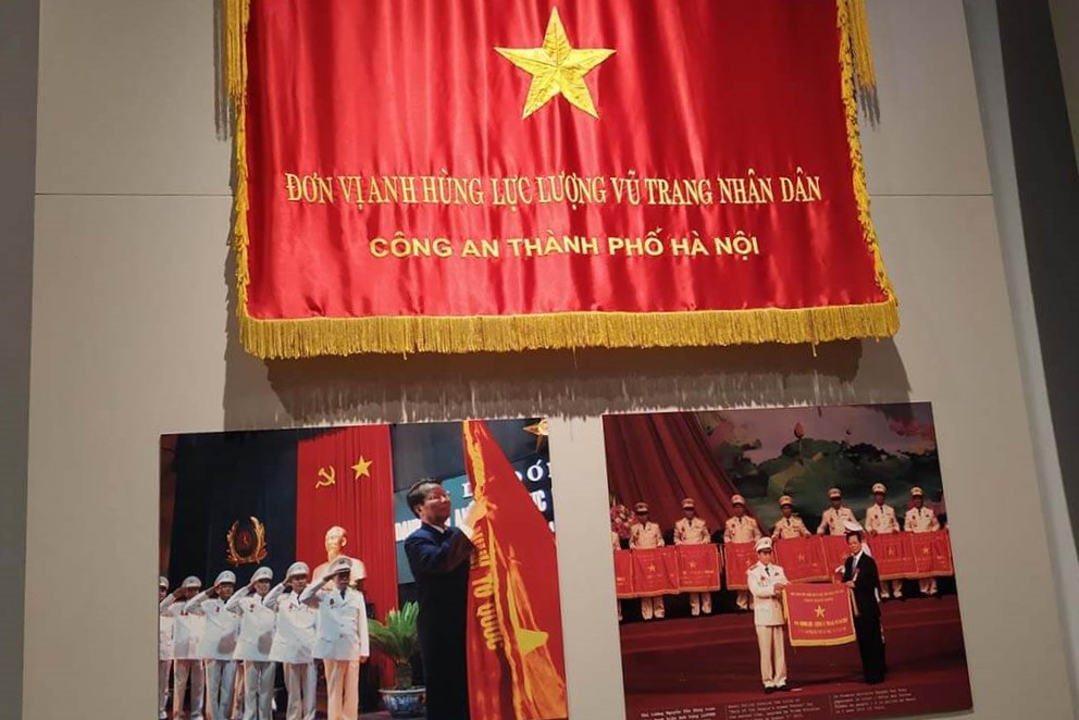 A corner inside Hanoi Police Museum