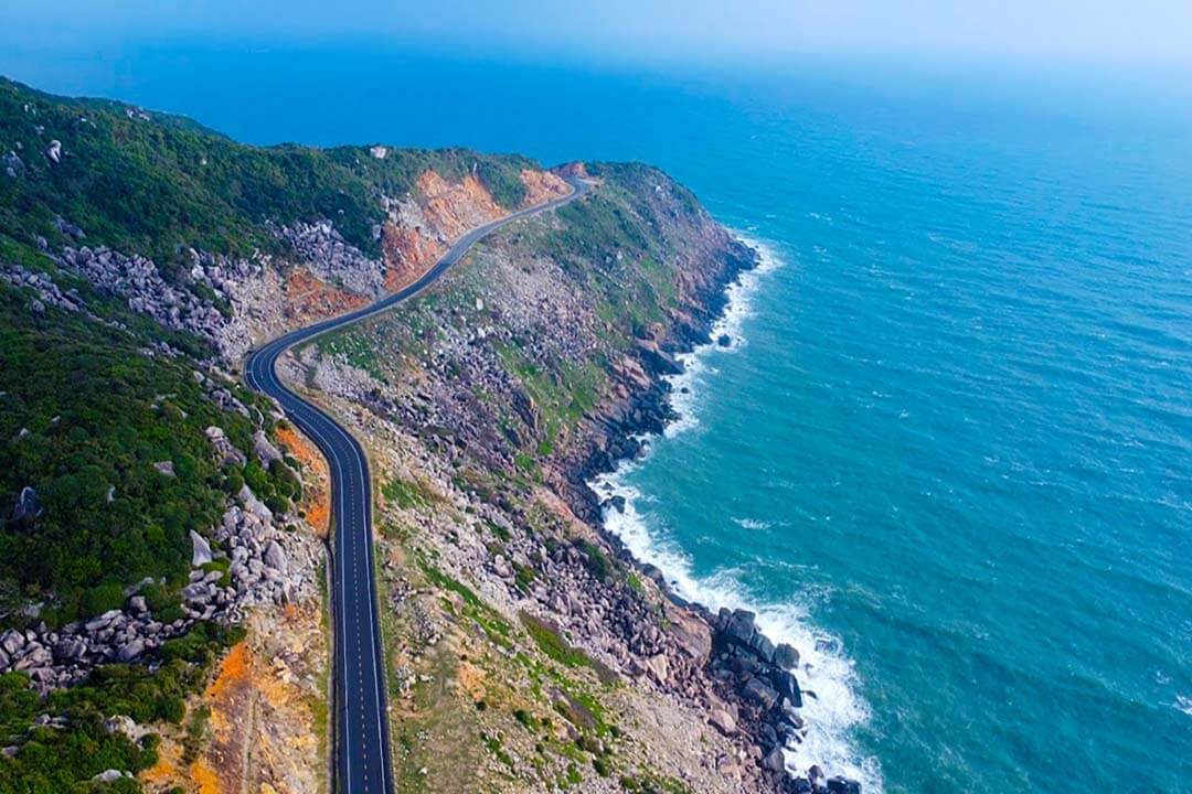 The most beautiful beach road in Phu Yen