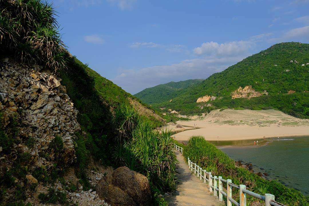 The way to get Bai Mon beach