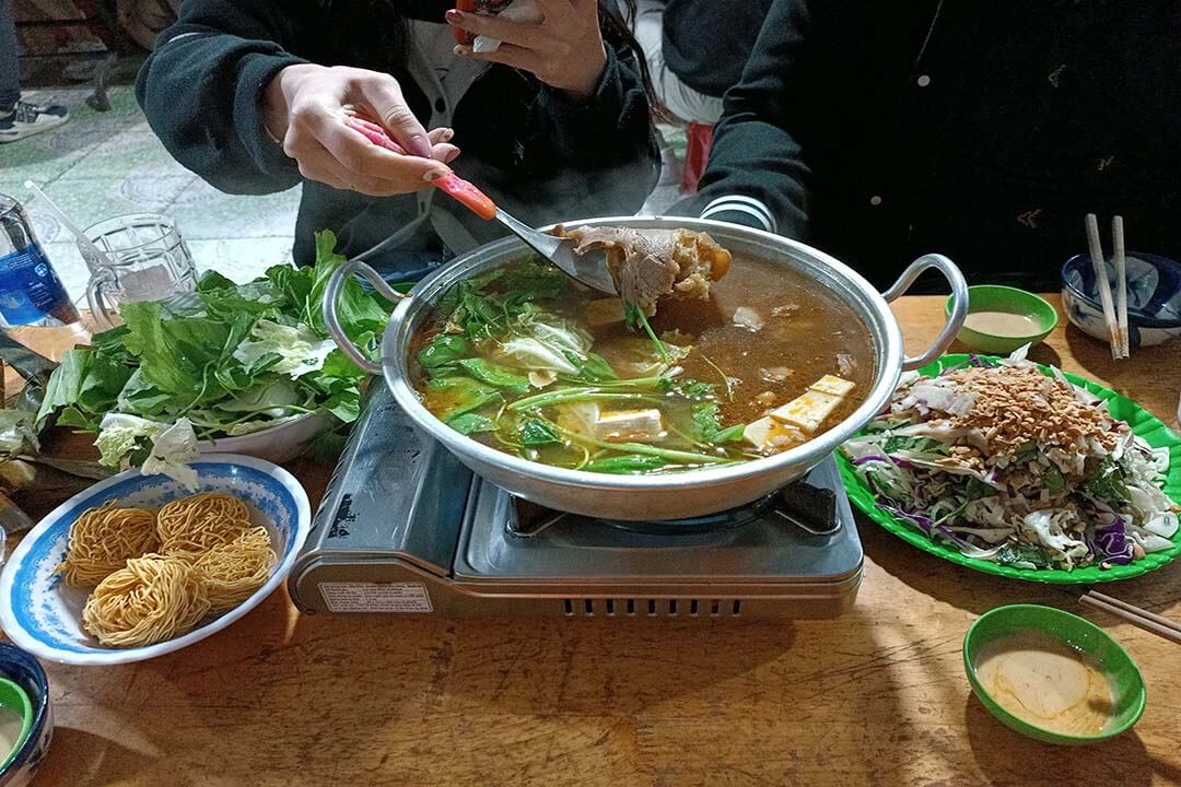 Beef hotpot in Ba Toa