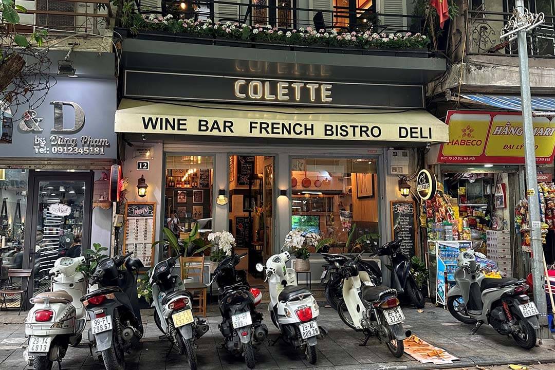 Colette French Bistro Wine Bar - one of TOP French restaurants in Hanoi Old Quarter you must try