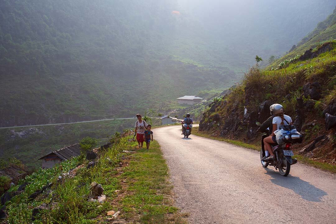 Getting around Dalat by motorbike