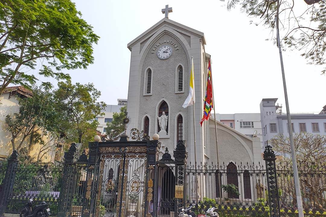 St Anthony Ham Long Church - one of cathedrals in Hanoi Old Quarter