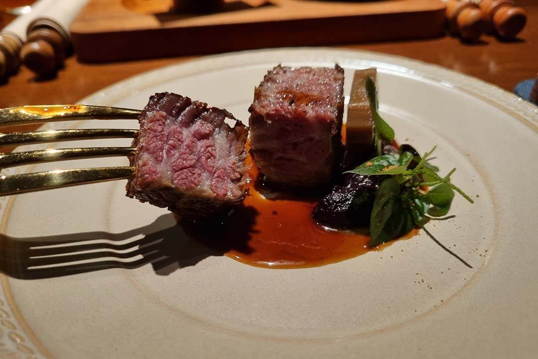 Wagyu beef in Gia Restaurant